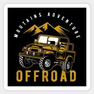 Mountain Adventure Off Road 4x4 Sticker